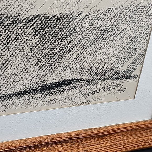 Original Conrado 1 Of 1 Painting Pencil Sketch Painting With Personal Message - Picture 5 of 12